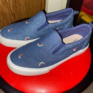 GAP DENIM SLIP ON SNEAKERS